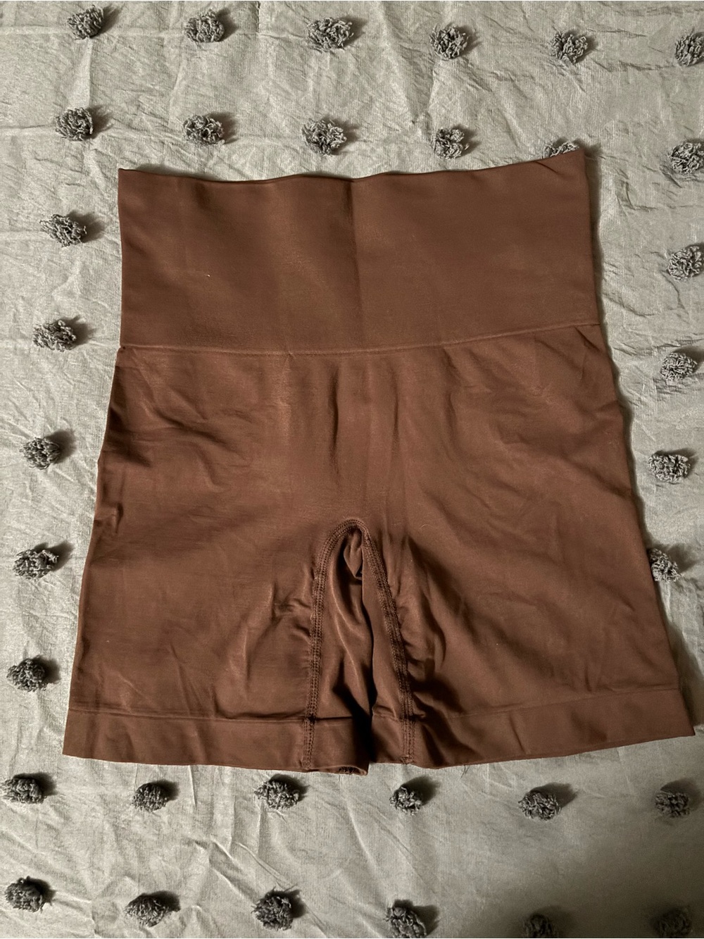 SKIMS  High-Waist Shaping Shorts in Brown